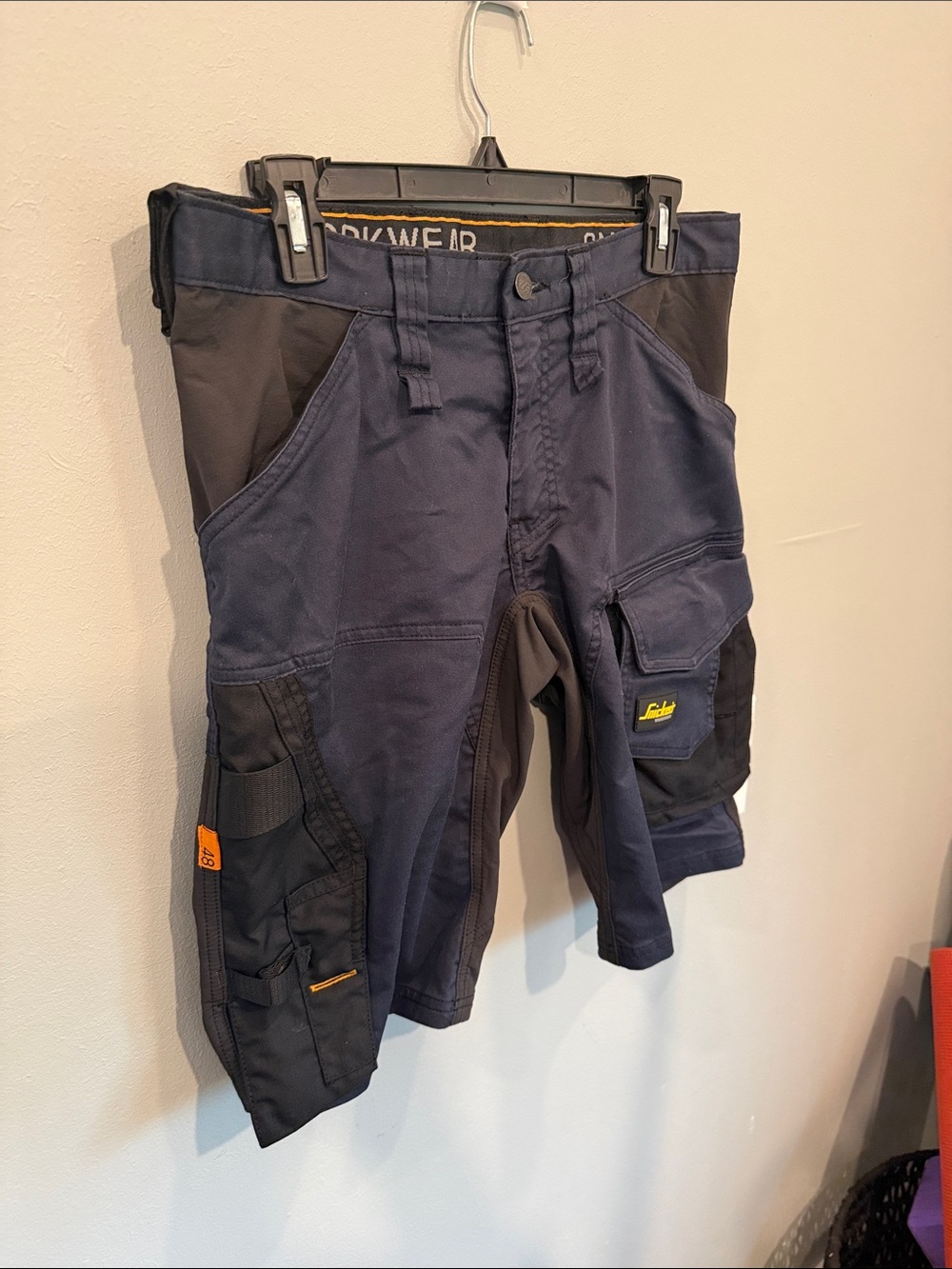 Workwear Cargo Shorts - Navy/Black